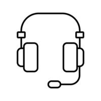 Headset-Vektor-Symbol vektor