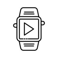 Smartwatch-Vektorsymbol vektor