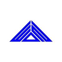 wdn Brief Logo kreatives Design mit Vektorgrafik, wdn einfaches und modernes Logo in Dreiecksform. vektor