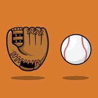 die illustration des baseballs vektor