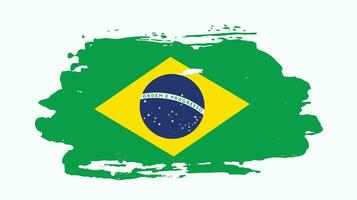 brasilien-splash-flaggenvektor vektor
