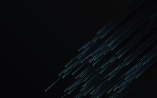 abstrakt blå ljus rör hastighet zoom på svart bakgrund teknologi vektor
