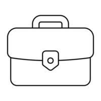 ein Icon-Design von Business-Tasche, Aktenkoffer-Vektor vektor