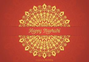 Gratis Happy Navratri Vector Card