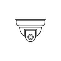 Überwachungskamera cctv-Symbol, Zeichen cctv-Vektor-Design vektor