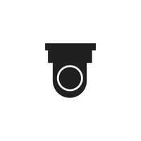 Überwachungskamera cctv-Symbol, Zeichen cctv-Vektor-Design vektor