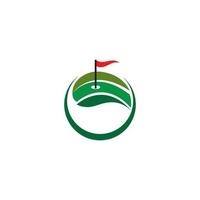 golf logotyp mall vektor