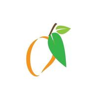 Mango-Vektor-Logo. vektor