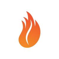 brand flamma logotyp vektor