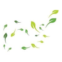 grüner Blätterhintergrund vektor