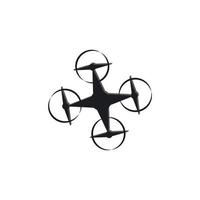 Drohnen-Logo-Vektor vektor