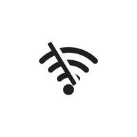 Wireless-Logo-Vorlage vektor