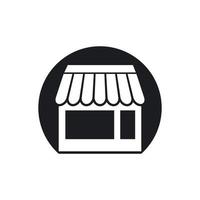 Store-Icon-Vorlage vektor