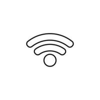 Wireless-Logo-Vorlage vektor