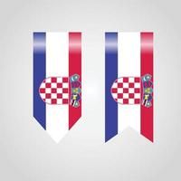 Vektor der kroatischen Flagge