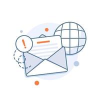 E-Mail und Messaging, E-Mail-Marketingkampagne vektor