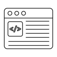 ein editierbares Design-Icon des Webdesigns vektor