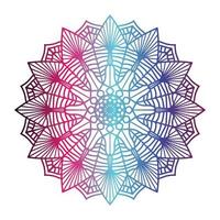 bunter Mandala-Luxus-Ziermandala-Design-Hintergrund, Mandala-Design, Mandala-Muster-Malbuch-Kunst-Tapeten-Design, Fliesenmuster, Grußkarte vektor