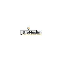liten muslim logotyp tecken design vektor