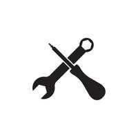 Werkzeugsymbol Vektor Illustration Design Logo