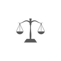 rättvisa lag logotyp mall vektor