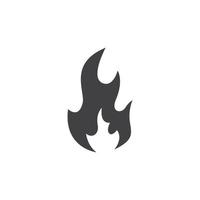 Flamme Symbol Feuer Vektor Design