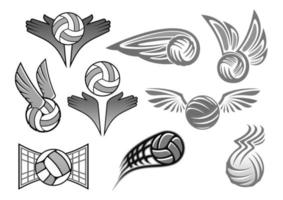 Vektorbälle Symbole für Sportverein vektor