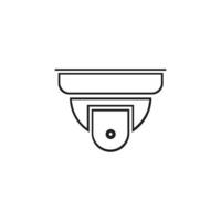 Überwachungskamera cctv-Symbol, Zeichen cctv-Vektor-Design vektor