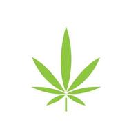 Cannabis-Blatt-Vektor-Illustration-Icon-Design vektor