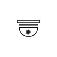 Überwachungskamera cctv-Symbol, Zeichen cctv-Vektor-Design vektor