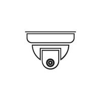 Überwachungskamera cctv-Symbol, Zeichen cctv-Vektor-Design vektor