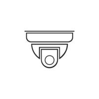 Überwachungskamera cctv-Symbol, Zeichen cctv-Vektor-Design vektor