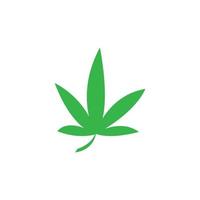 Cannabis-Blatt-Vektor-Illustration-Icon-Design vektor