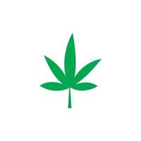 Cannabis-Blatt-Vektor-Illustration-Icon-Design vektor