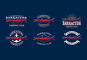 Barracuda Emblem Freier Vektor