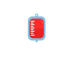 blod givare donation objekt design vektor