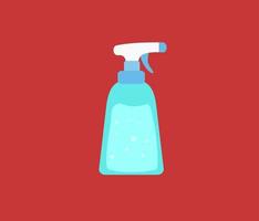 desinfektionsmedel spray hygien Utrustning design ilustration vektor