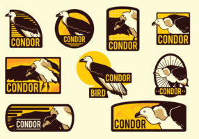 Condor-Vektor-Etiketten