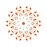 Kreismuster in Form von Mandala mit Blume. Mandala mit rundem Muster. runde Hintergründe für Grußkarten, Einladungen, Tattoo-Vorlagen, Business-Stil, Karten oder anderes. Vektor-Illustration vektor
