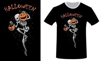 Halloween-T-Shirt-Design vektor