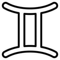 Gemini-ClipArt-Symbol vektor