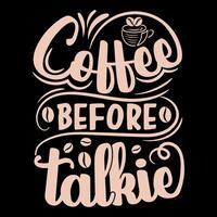 kaffe kopp vektor, typografi kaffe element, hand teckning kaffe kopp, kaffe bönor vektor