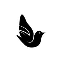 Vogel-Symbol-Illustrationsvektor vektor