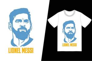 Lionel Messi FIFA-Fußballdesign. FIFA-Fußball-T-Shirt-Designvektor. für T-Shirt-Druck und andere Zwecke. vektor