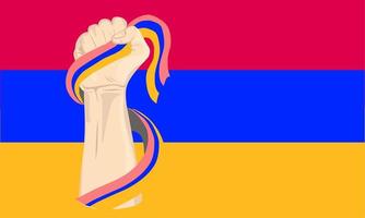 flaches Design. Banner-Design. Vektor. Tag der Unabhängigkeit Armeniens. 21. September. Webdesign. Symbol vektor