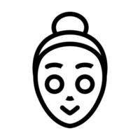 Gesichtsmasken-Icon-Design vektor