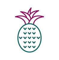 Ananas-Vektor-Symbol vektor