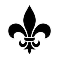 fleur de lis heraldisk symbol vektor