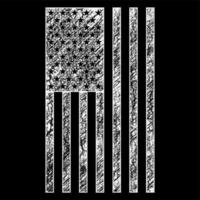 grunge USA flagga vektor design
