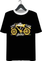 cykel t-shirt design vektor